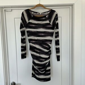 Rachel Rachel Roy Bodycon Dress in Purple Gray Size Small